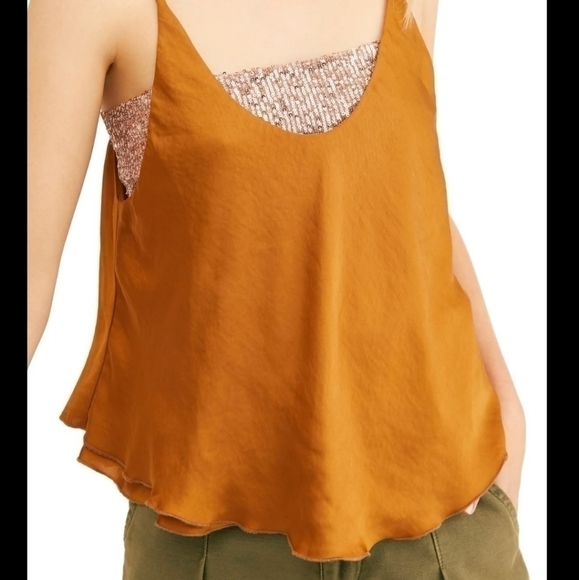 FREE People Turn It On Camisole Amber sz. XS NWT - Picture 4 of 8